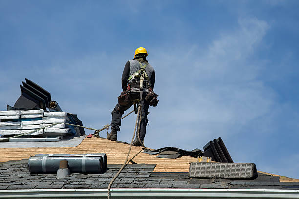 Professional Flat Roof Repair technician working in Hayfork, CA
